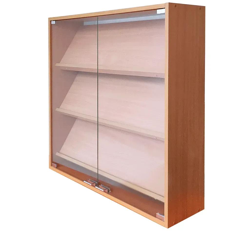 Шафа настінна зі скляними дверцятами (80700) БРІК